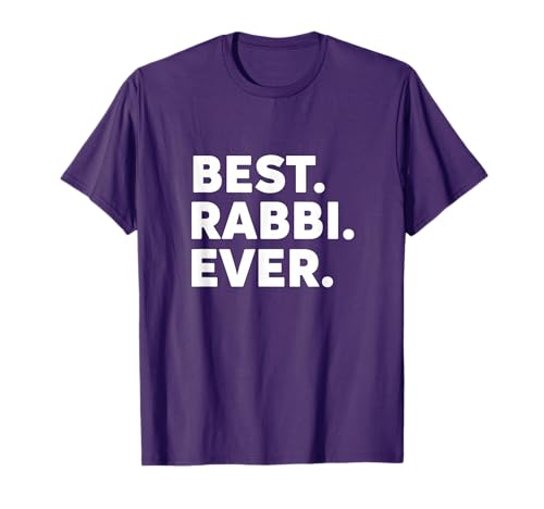 Funny Jewish Rabbi Shirt Best Rabbi Ever Gift for Purim T-Shirt