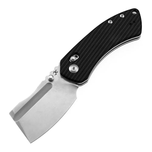 KANSEPT Korvid V Pocket Knife, 2.91'' D2 Blade,Carbon Fiber Handle,TE2030V7