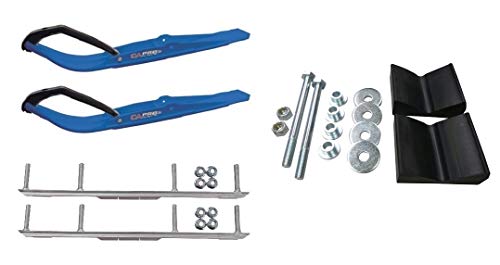 C&A Pro Blue Razor Snowmobile Skis w/ 4.5