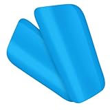 Menolana 2 Pieces Soccer Shin Guards Leg Protection Lightweight Comfortable Training for Football Motorcycle Riding Outdoor, Blue, M