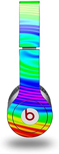 Skin Decal Wrap Works with Original Beats Solo HD Headphones Rainbow Swirl Skin Only (Headphones NOT Included)