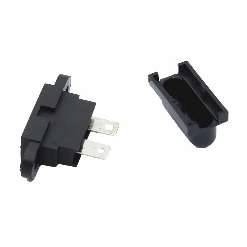 100PCS ATC Fuse Box Blade Standard Holder with Cover QS-03 Auto Parts 30A Amp 48VDC for Car 2 Pins