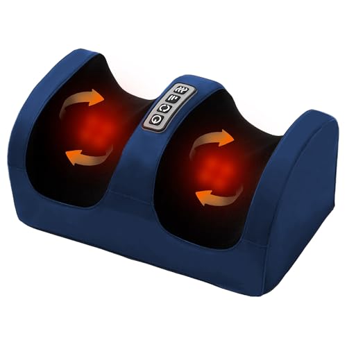 CCHYF - Calentador de masaje para pies y pantorrillas, Shiatsu con rodillo, alivio de la fascitis plantar y mejora de la circulación