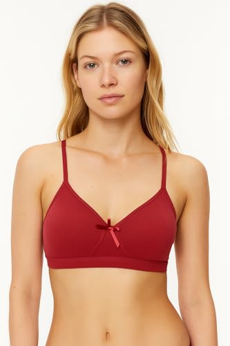 Image of Viola's Secret 6 Pack of Color Print T-Shirt Bras B Cup C Cup and D Cup