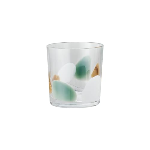 Bloomingville Kaleidoscope Harmony - Vaso artístico hecho a mano, multicolor