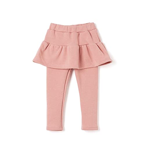 Ozkiz Toddler Girls Fleece Lined Warm Winter Skirted Leggings with Skirt