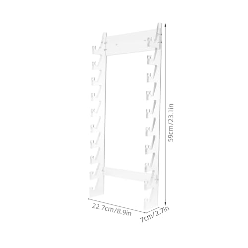Soporte para baquetas de batería: soporte montado en pared para exhibición de baquetas - soporte acrílico para baquetas para espacio profesional de ensayo o estudio en casa miniatura 7