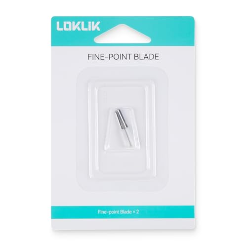 LOKLiK Substituição de lâmina de ponta fina - 2 peças de lâmina de corte de ponta fina compatível co