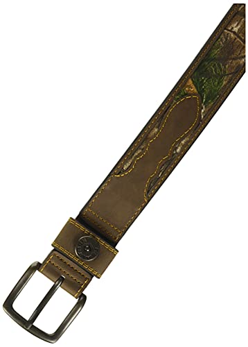 Real Tree Men's Leather Comfort Casual Belt2