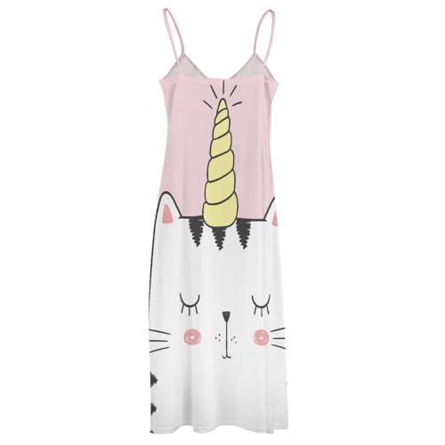 Robe maxi sans manches chat licorne la solution contre la chaleur - 4