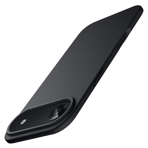 Image of JETech Liquid Silicone Case for iPhone Air, Silky Soft Touch Full-Body Protection, Anti-Scratch Shockproof Phone Cover with Microfiber Lining, 6.5-Inch Display (Black)