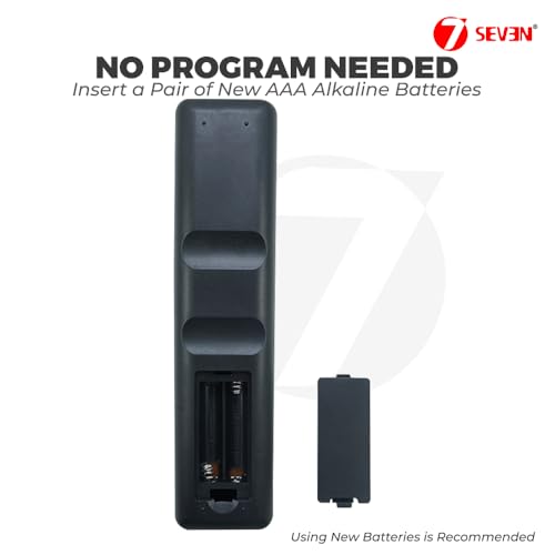 7SEVEN® Universal Remote Control Compatible with Amstard, Akai, Croma, Eston, Iconic, JVC, Micromax, T-Series, Vise TV - Ensure Compatibility by Matching with Original Remote Model Before Purchase 6 316F2bONw8L