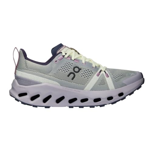 On Women's Cloudsurfer Trail Hiking Shoe, Seedling/Lilac (Seedling|Lilac, US Footwear Size System, Adult, Women, Numeric, Medium, 9)