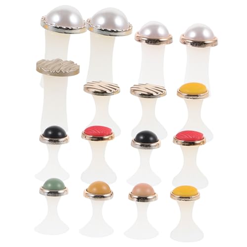 NIYANGLE 16 Piezas separador de dedos separadores de dedos ultravioleta removedor de pie dedo del pie Clavos separadores de dedo gordo espaciadores de dedos para pedicura gel de sílice