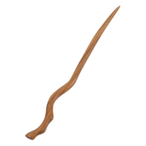 DONFAMDS 檀木製ヴィンテージ簪 和風デザイン 繊細な仕上げで髪を傷めず固定 十代女子や成人女性向け結婚式 普段使いに適したヘアアクセサ