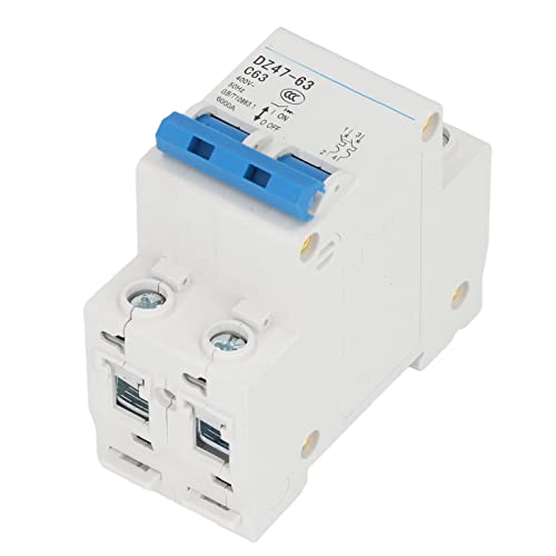 Kuuleyn 2P 63A Circuito de circuito PA66 DIN Rail Mount MCB 400V 4500A 6000A Capacidad de ruptura Universal