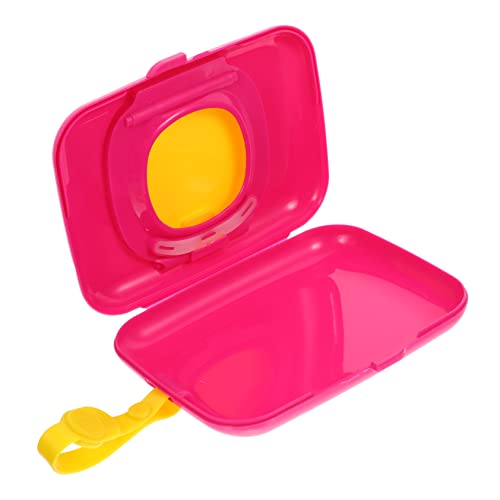 SWOOMEY Wipe Box Refillable Dispenser Babywipes Tissue Reusable Wipe Container Hard Hat On- The- Go Wipes Dispenser Baby Carrier Portawipes Bag Holder Travel Portable