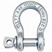 Crosby 1017450 G-209A Alloy Screw Pin Anchor Shackle | 3/8 Inch | 2 Ton Working Load Limit | Forged Steel | Hot-Dip Galvanized