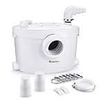 Sanigo SANI400+ Sanitary Crusher Quiet Toilet Grinder with Carbon Filter and Removable Service Panel 400W