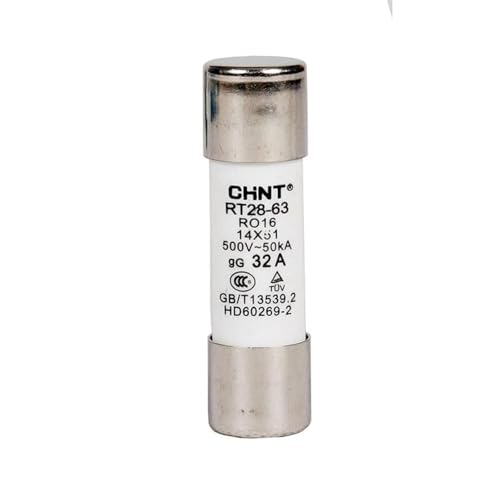 Fusible céramique 14x51mm 63A pour protection électrique industrielle | Lot de 20 pièces
