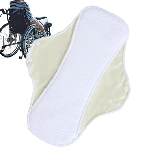 Huvqianu Toalla Menstrual Reutilizable para Mujeres | Absorbente Transpirable Suave - Absorbente para Período Posparto | Para Posparto, Ancianos, Adolescentes, Hijas, Esposas, Madres,