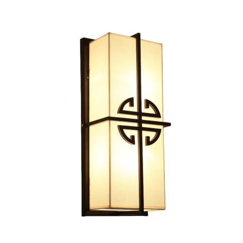 Lámpara de pared de estilo chino zen e iluminación decorativa antigua para salón