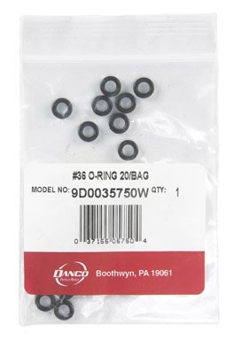 Danco O-Ring 3/16 " Id. X 5/16 " Od. X 1/16 " Wall Nitrile Butadiene Rubber Polybag