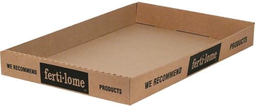 VPG Fertilome black jumbo bedding plant trays in a bulk pack