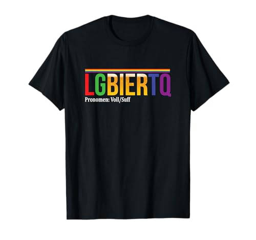 Regenbogen Kostüm CSD Pride Love LGBIERTQ Lustiges LGBTQ T-Shirt
