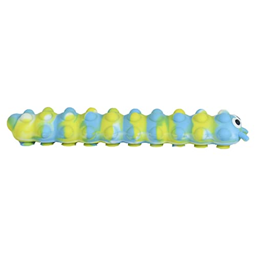 Elibeauty New Squidopop, Suction Cup Pop Toys, 26cm Caterpillar Fidget Toy, Silicone Sensory Toy Magic Sucker for Stress Relief Needs( Caterpillar 1)