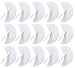 100PCS White Professional Eyeshadow Pads Stencils Mascara Eyelash Guard Protector Eyeshadow Patches Under Eye Pads for Eyelash Extensions Lip Eye Makeup Supplies