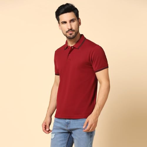 Image of INKKR Men's Soild Half Sleeve Polo T-Shirt Combo