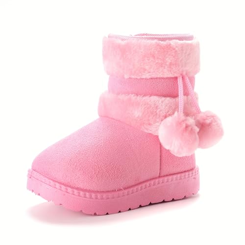 Cute Comfortable Boots With Zipper For Girls, Soft Warm Plus Fleece Boots For Indoor Outdoor Walking, Autumn And Winter3