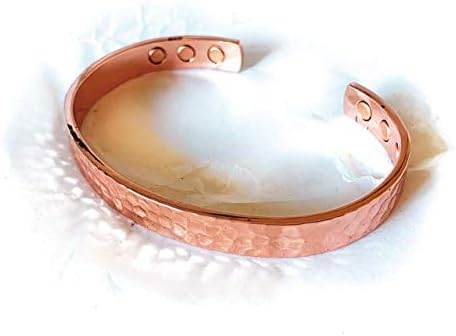 Cretoni Honeycomb Pure Copper Magnetic Bracelet for Men and Women : 6 Powerful Magnets : Perfect for Fashion, Golf and Natural Relief of Joint Pain, Arthritis, RSI, Carpal Tunnel, Fatigue, Migraines