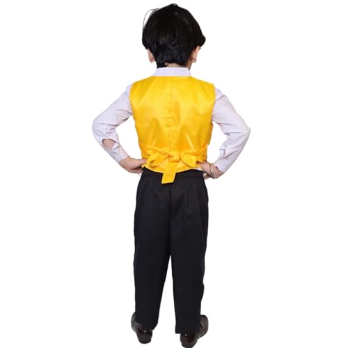 Image of Kaku Fancy Dresses Plain Waistcoat for Kids /Plain Jacket for Kids | Sequin Work Shinning Waist Coat For Annual Day Dance Competition (Only Jacket /Waistcoat - Shirt & Pant Not Included)