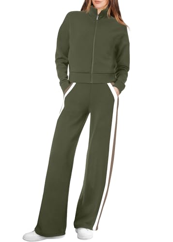 XIEERDUO 2 Piece Sets for Women Lounge Sets Two Piece