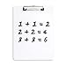 30 Pack Whiteboard Clipboards, Dry Erase Front Surface with Low Profile Clip, Designed for Classroom and Business Use, 30 Pack