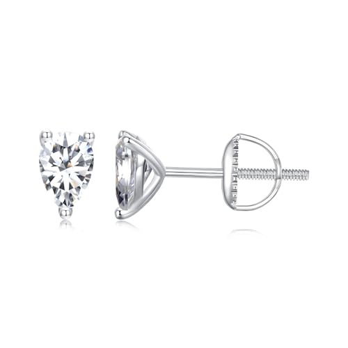 Boucles d'oreilles moissanite rondes pour illuminer vos soirées