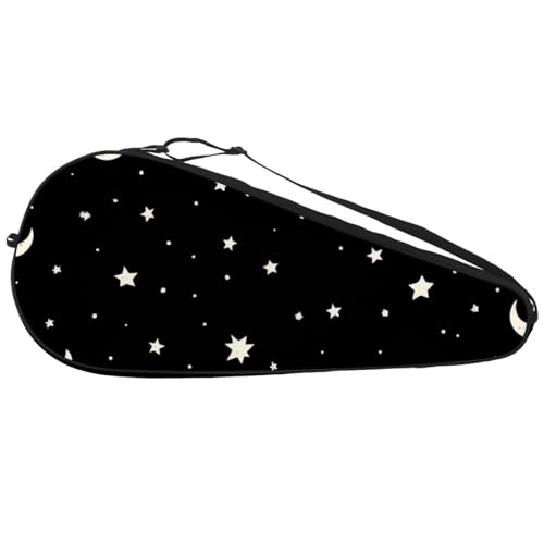 Housse raquette tennis avec bandoulière et sac protection rose motif colibri