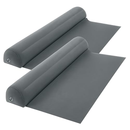 Rieles de cama inflables de 2 piezas grises para niños pequeños 2