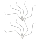 BESTonZON 10 Stück Edelstahl Bienenstock Verbindungsset mit Federklammern Imkerwerkzeug für Stabile Bienenrahmenbefestigung und Einfache Montage