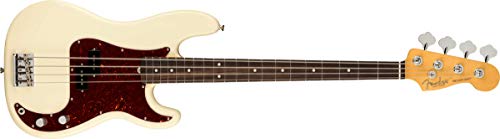 American Professional II Precision Bass RW Olympic White - Les Beatles, Paul McCartney, John Lennon, RIngo Starr, George Harrison American Professional II Precision Bass RW Olympic White