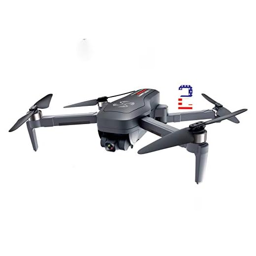 DRONE-CLONE XPERTS - Drone X Pro LIMITLESS 2 with USA Patriotic Design, GPS Auto RTH, WiFi FPV, 4K UHD Dual Camera with Gimbal, Brushless Motors, Follow Me, 25 Mins Flight Time, Long Range Quadcopter