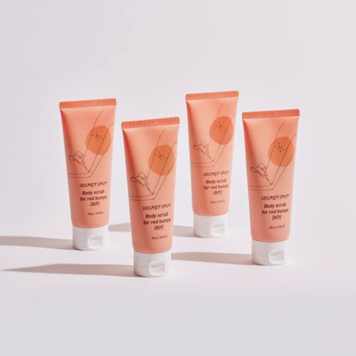 Metaforet Secret Spot Body Scrub For Red Bumps(Kp), Exfoliate Chicken Skin, Effective Scrub For Rough Bumpy Skin, Dead Skin Cells Remover, Red Bumps Minimizer, Gentle Kp Bump Eraser | 100G/ 3.52 Oz #TOP7