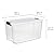 Sterilite 4-Pack Ultra Latching Box, Storage Bins with Lids, Clear Plastic, 70 Quart - Heavy-Duty Organizing Containers for Closet, Bathroom, and Office