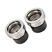 Ylwxzenith 2PCS 2.441in Stainless Steel, Lubricator Tool Kit for Boat Trailer Wheel, Automatic Pressure Relief, Spring Loaded Piston, Prevents Water and Dust Entry