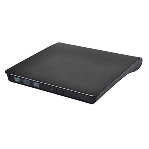 AERJMA Extern Blu-ray DVD-enhet, privat läge USB 3.0 Blu-ray-brännare extern Blu-ray-skivbrännare notebook skrivbord universell svart