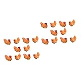 Figurines miniatures de poulets : de superbes objets artisanaux parfaits pour la décoration de votre maison ou de votre bureau, petits jouets en plastique pour poulets et coqs