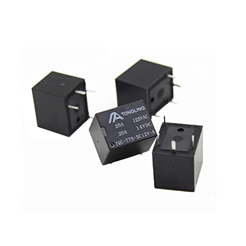 Relais électromagnétique JQC-T78-DC12V-A 24V micro relais 4 pins 20A normalement ouvert - 4