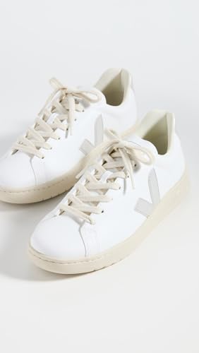 Veja Women's Urca Sneakers, White Silver, 8 Medium US | Image 3